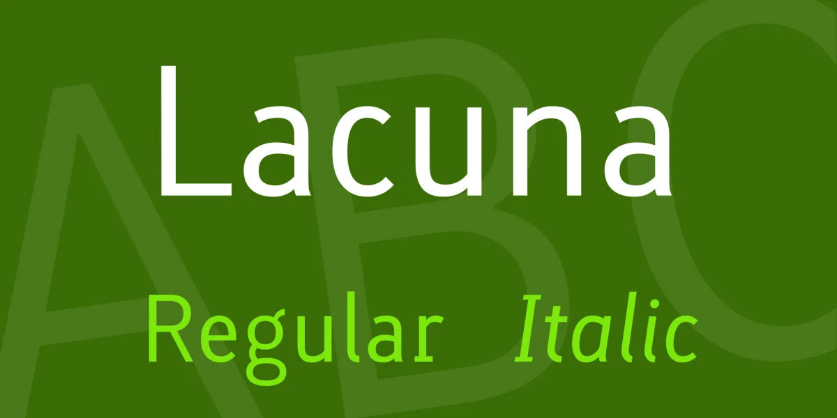 Lacuna Font Family
