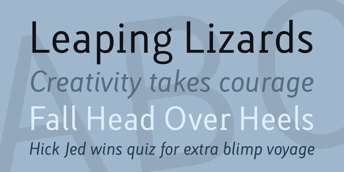 Lacuna Font Family preview 2