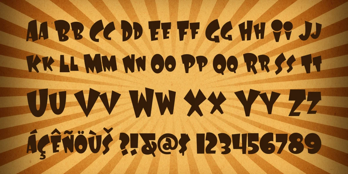 Laff Riot NF Font preview 3