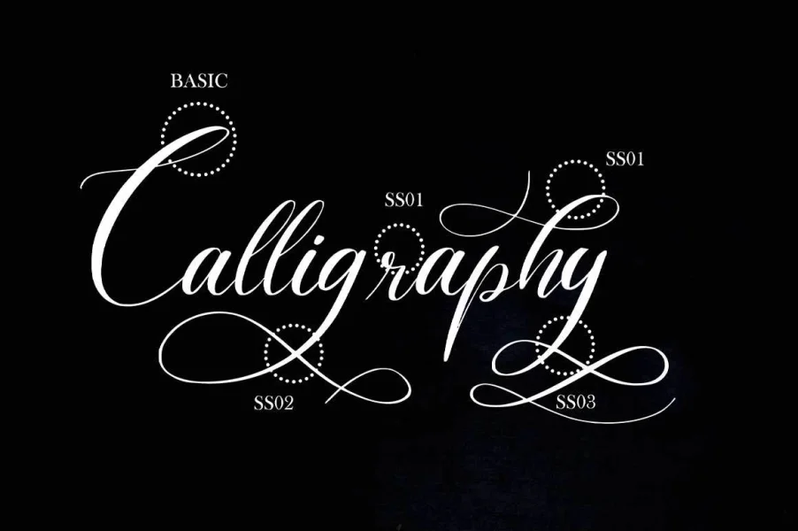 Lancelot Script Font preview 8