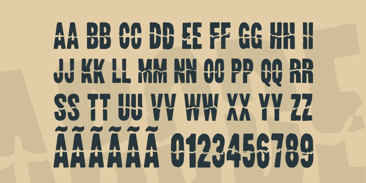 Land Speed Record Font preview 4