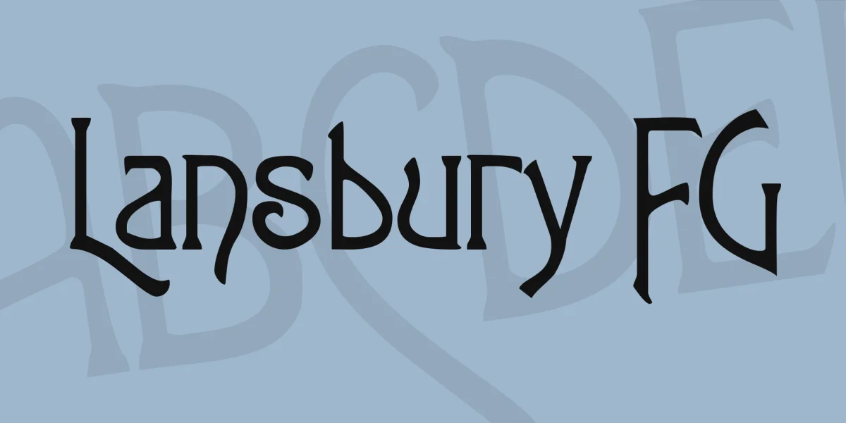 Lansbury FG Font