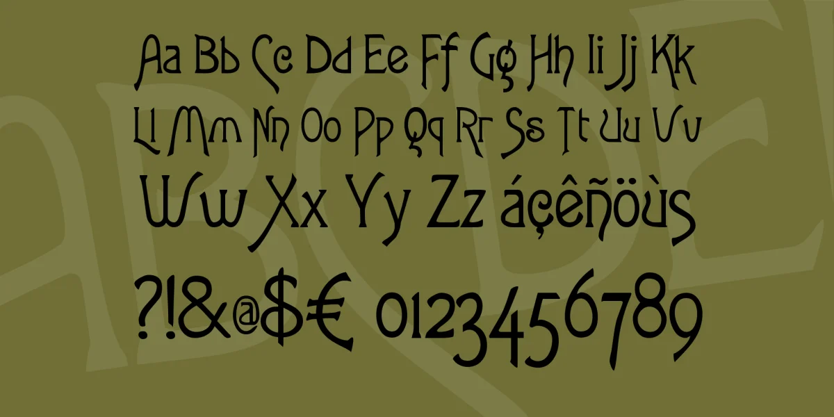 Lansbury FG Font preview 4