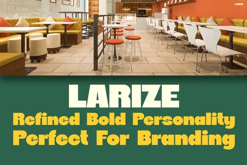Larize Font preview 6