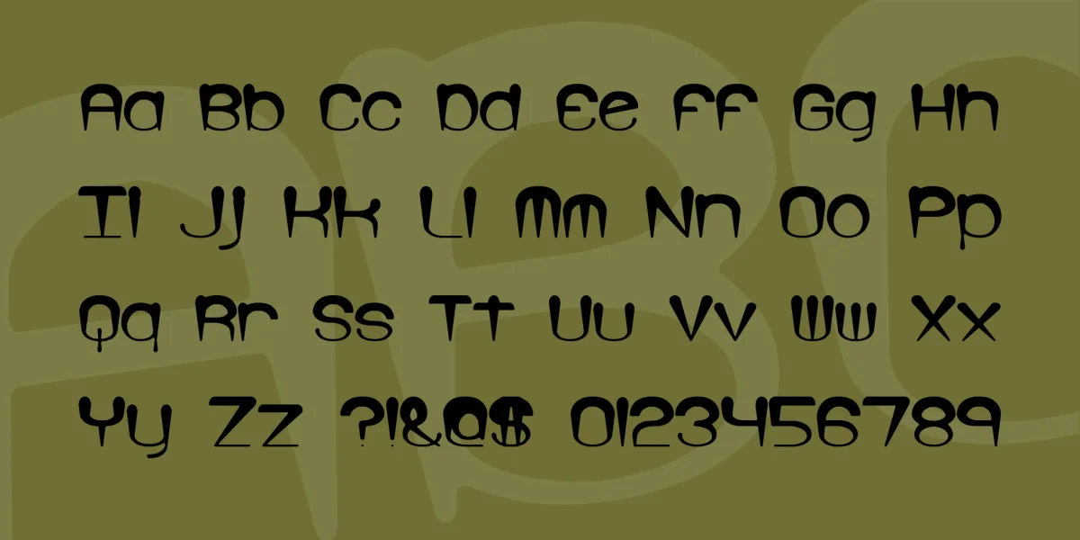 Larkspur BRK Font preview 3