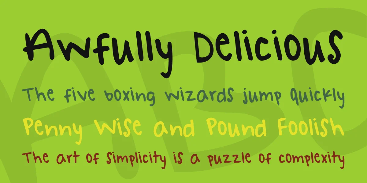 Later Allie-Gator Font preview 2