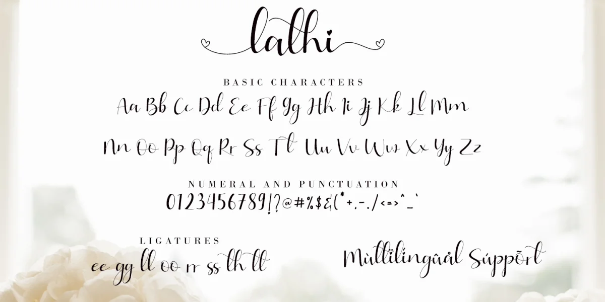 Lathi Font preview 8