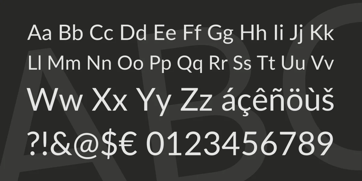 Lato Font Family preview 4
