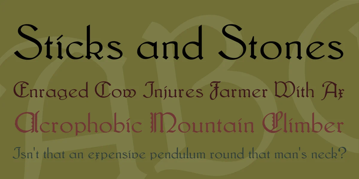 Lautenbach Font Family preview 2