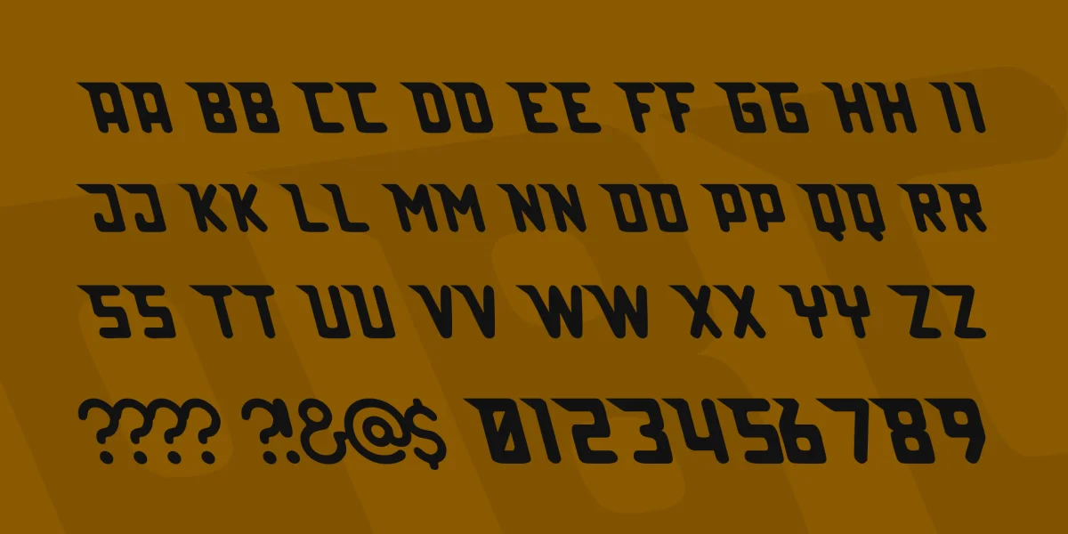 Lazerbeam surprise Font preview 2