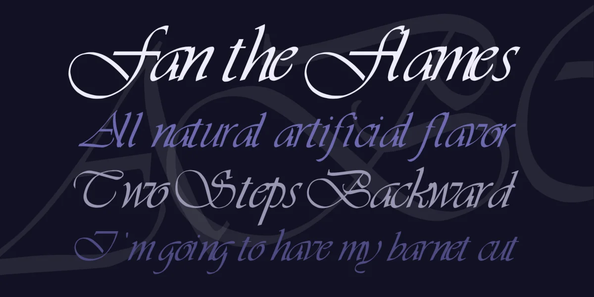 LDS Script Font preview 2