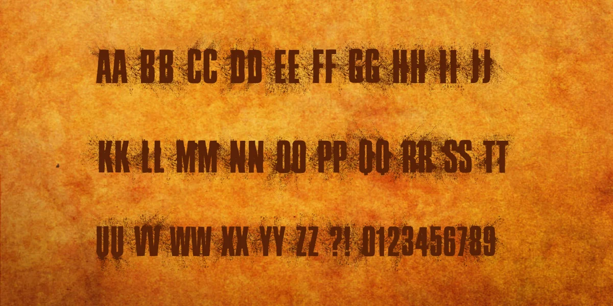 Leave No Fingerprints Font preview 4
