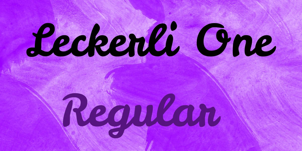 Leckerli One Font