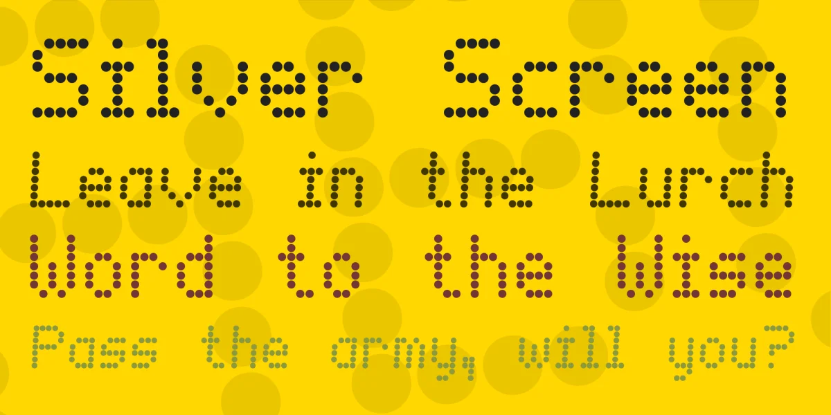 LED Counter 7 Font Family preview 2