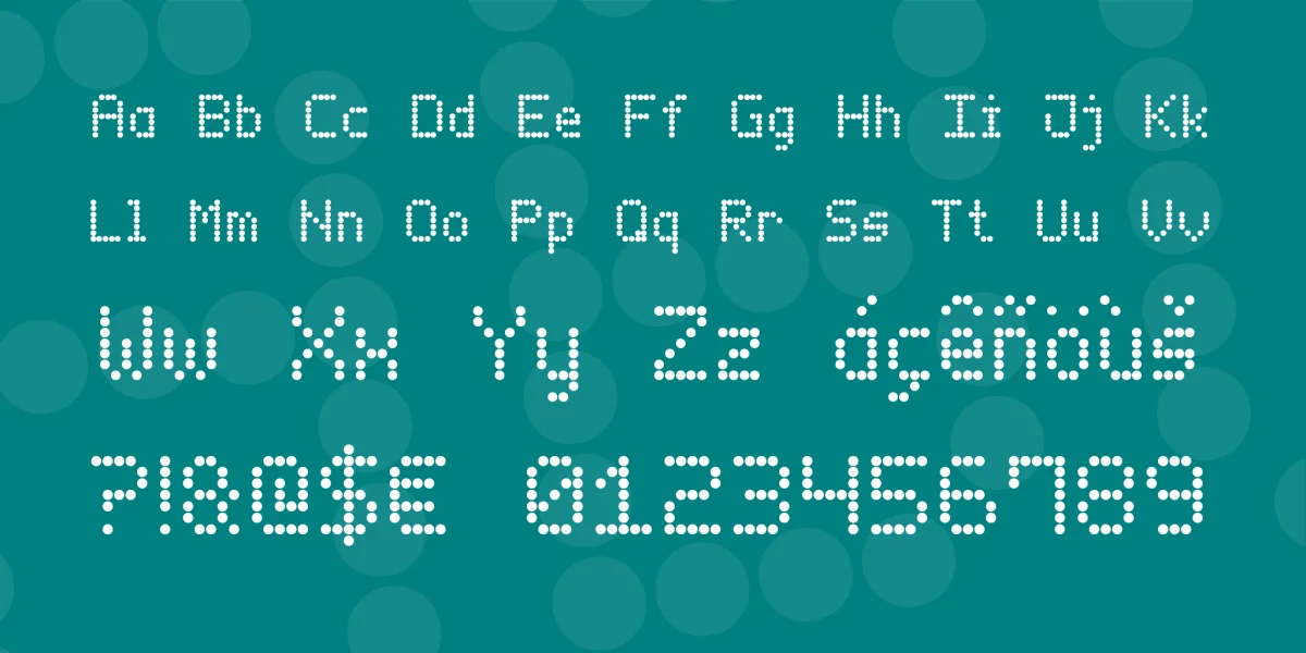 LED Counter 7 Font Family preview 3
