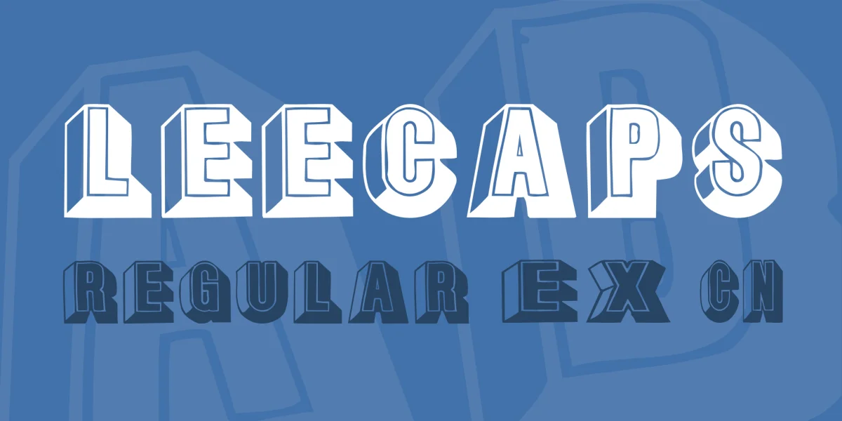 LeeCaps Font Family
