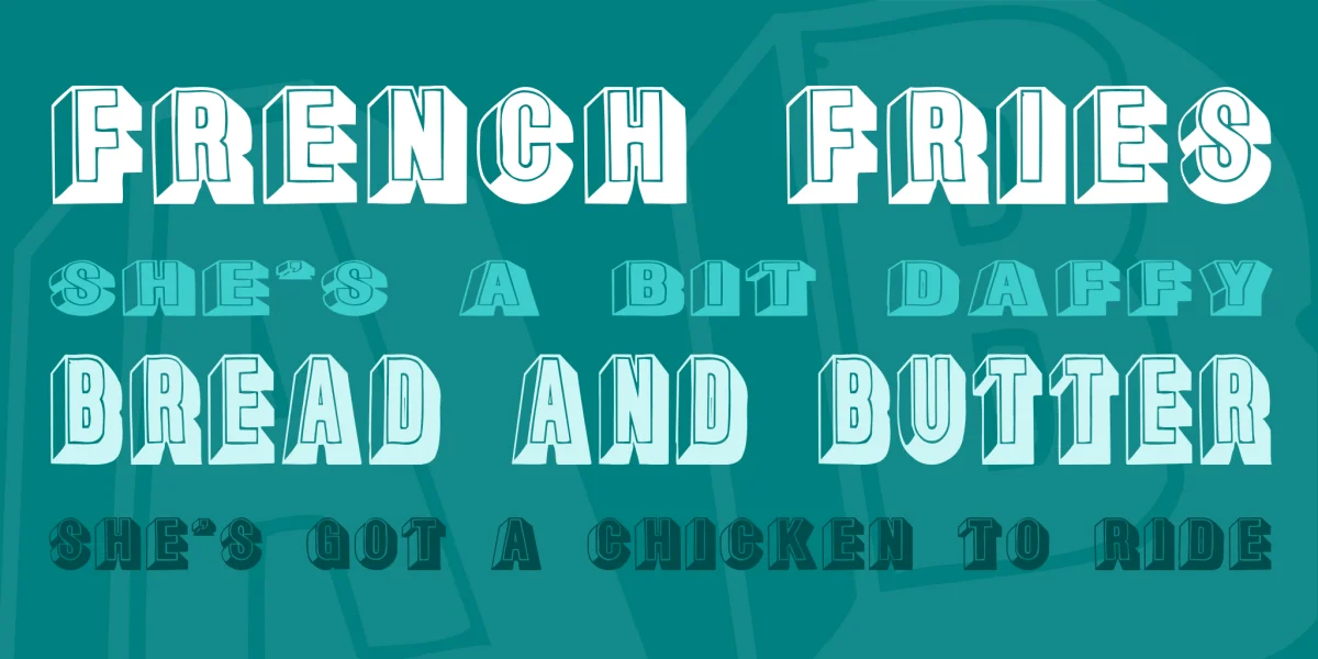 LeeCaps Font Family preview 2