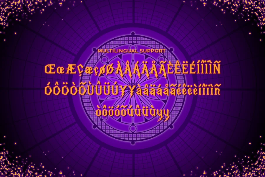 Legendary Runes Free Trial Font preview 4