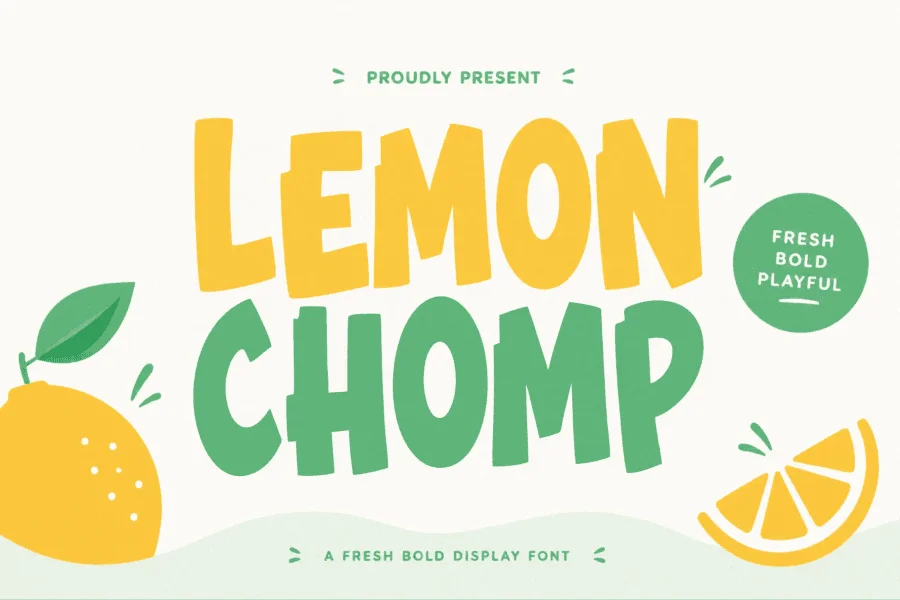 Lemon Chomp Demo Font