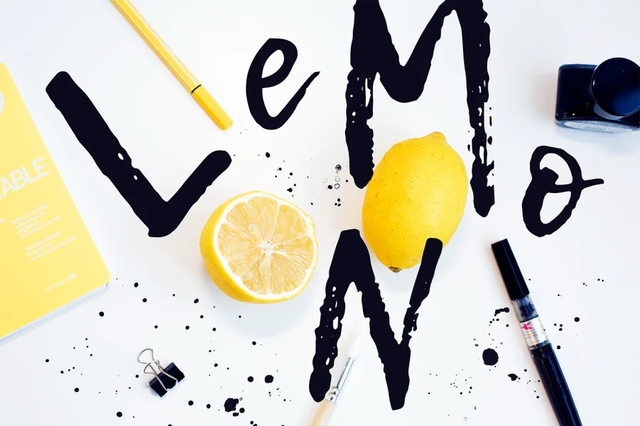 Lemon Tuesday Font preview 3