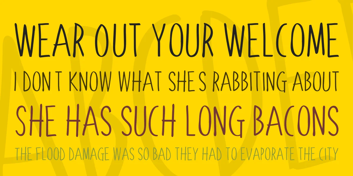 Lemonade Stand Font preview 2
