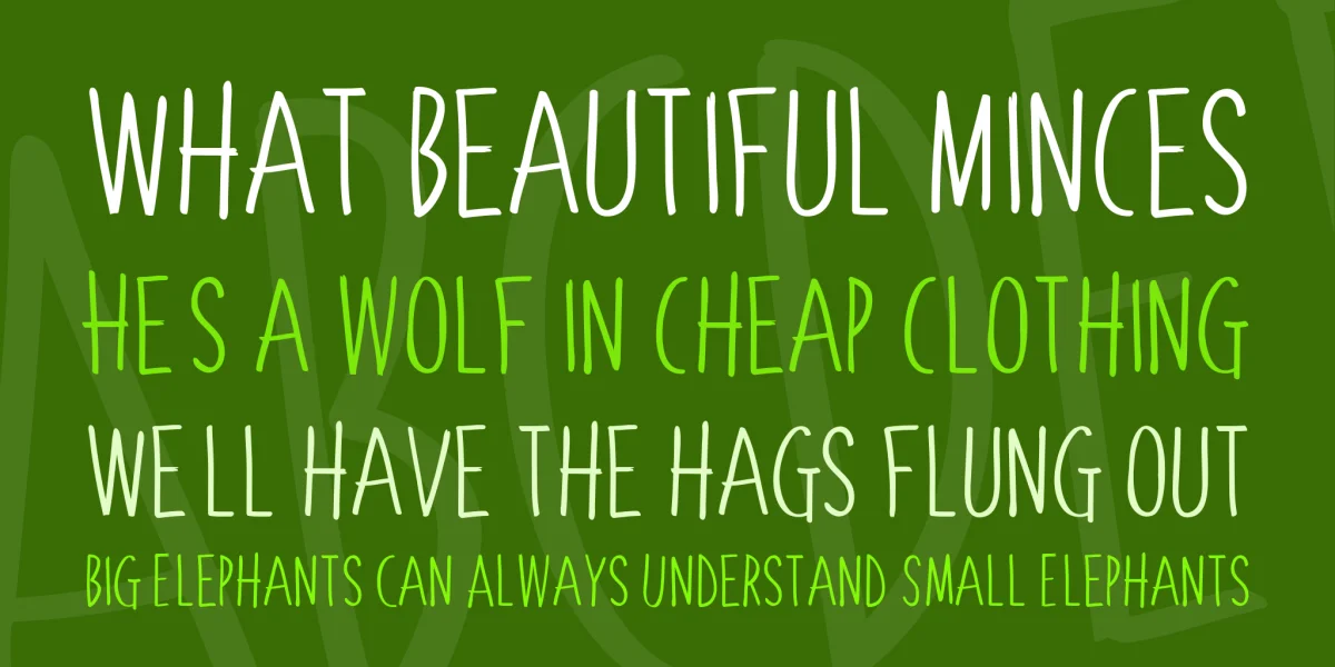 Lemonade Stand Font preview 3