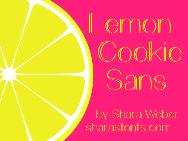 LemonCookie Font Family preview 2