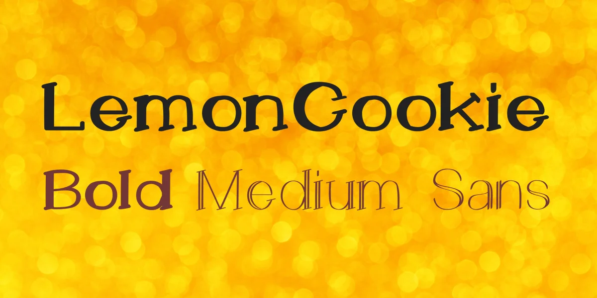 LemonCookie Font Family preview 4