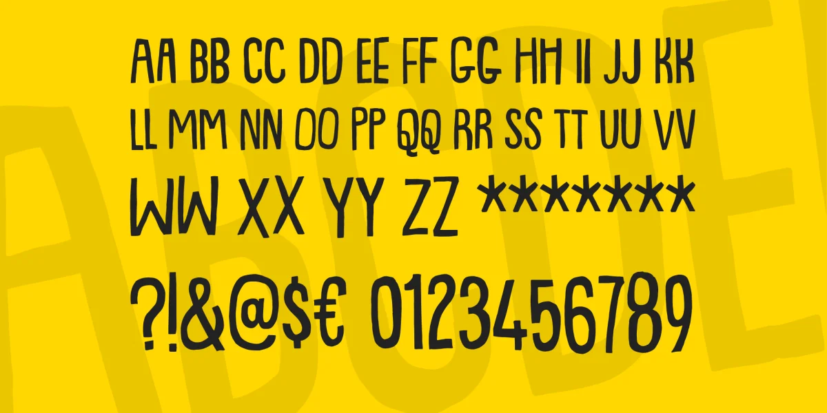 Lemonism DEMO Font preview 5
