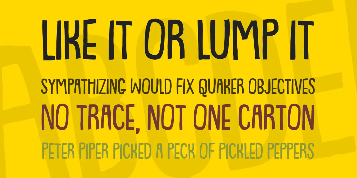 Lemonism DEMO Font preview 6