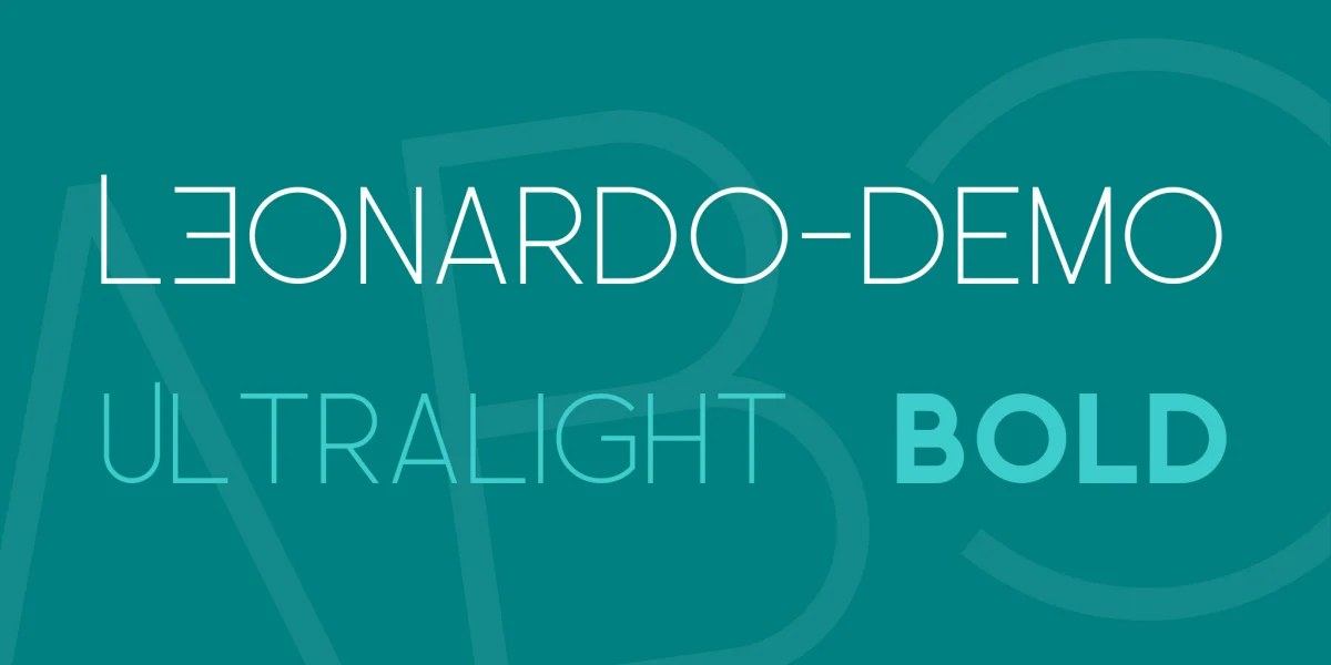 LEonardo-Demo Font Family preview 2