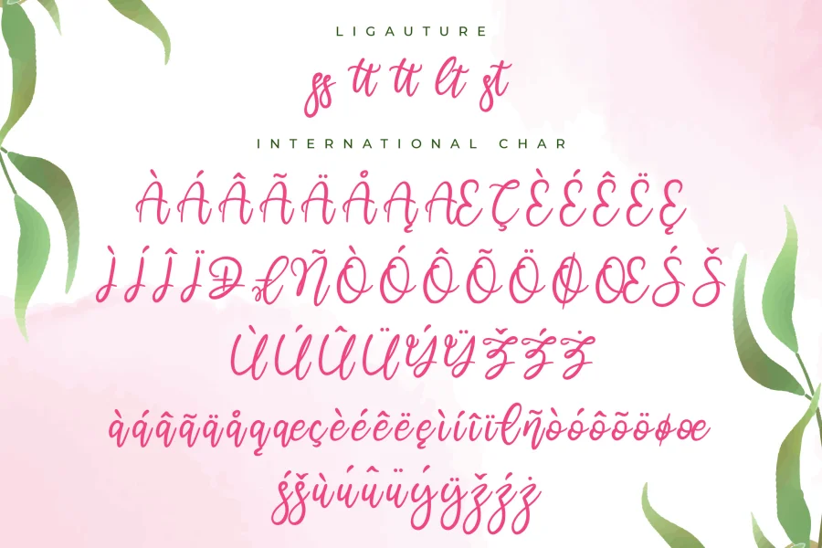 Lesistar Font preview 7