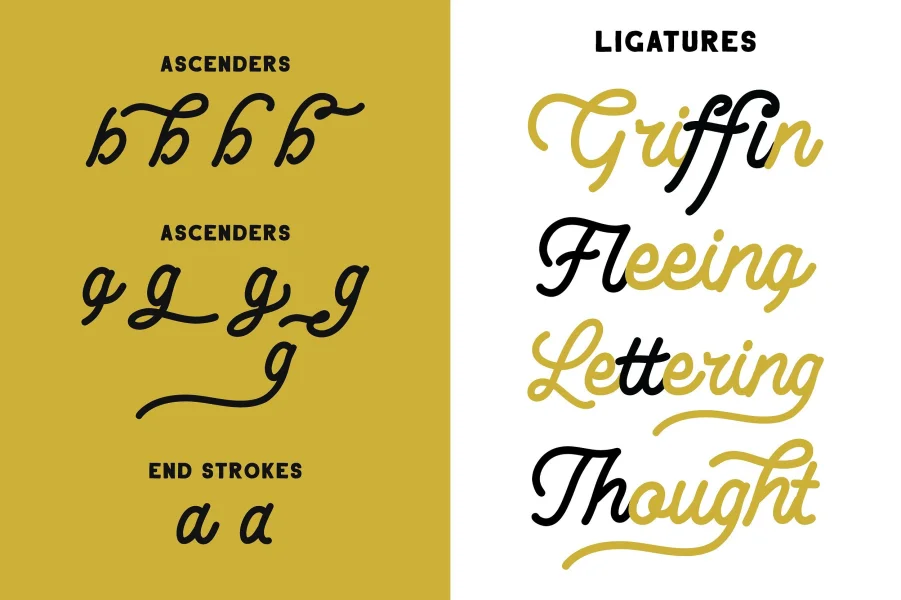 LesleyDemo Font preview 6