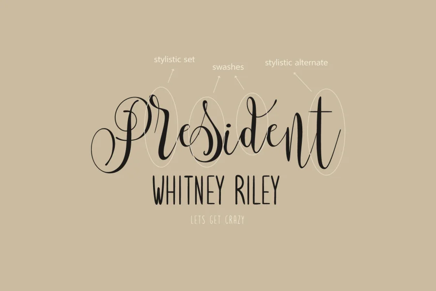 Lets get crazy Font Family preview 5