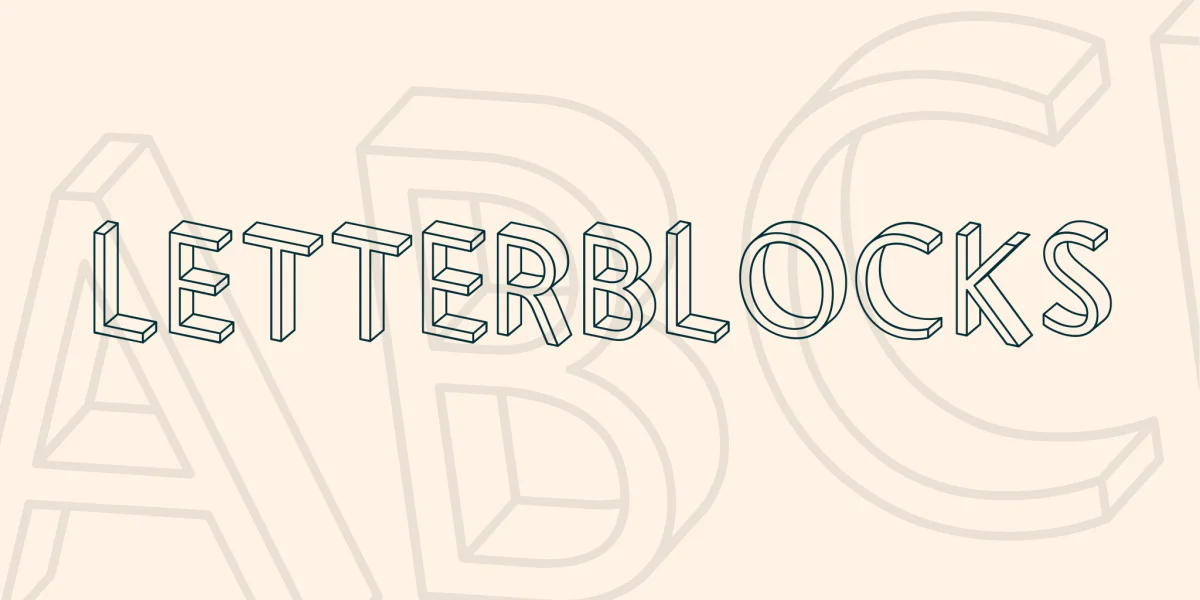 Letterblocks Font