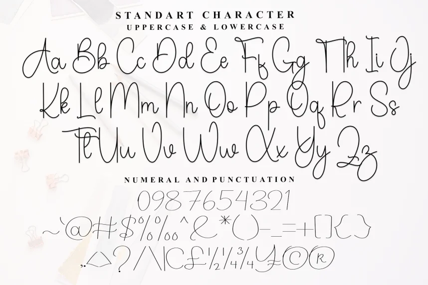 Lettering Simple Script Font preview 6
