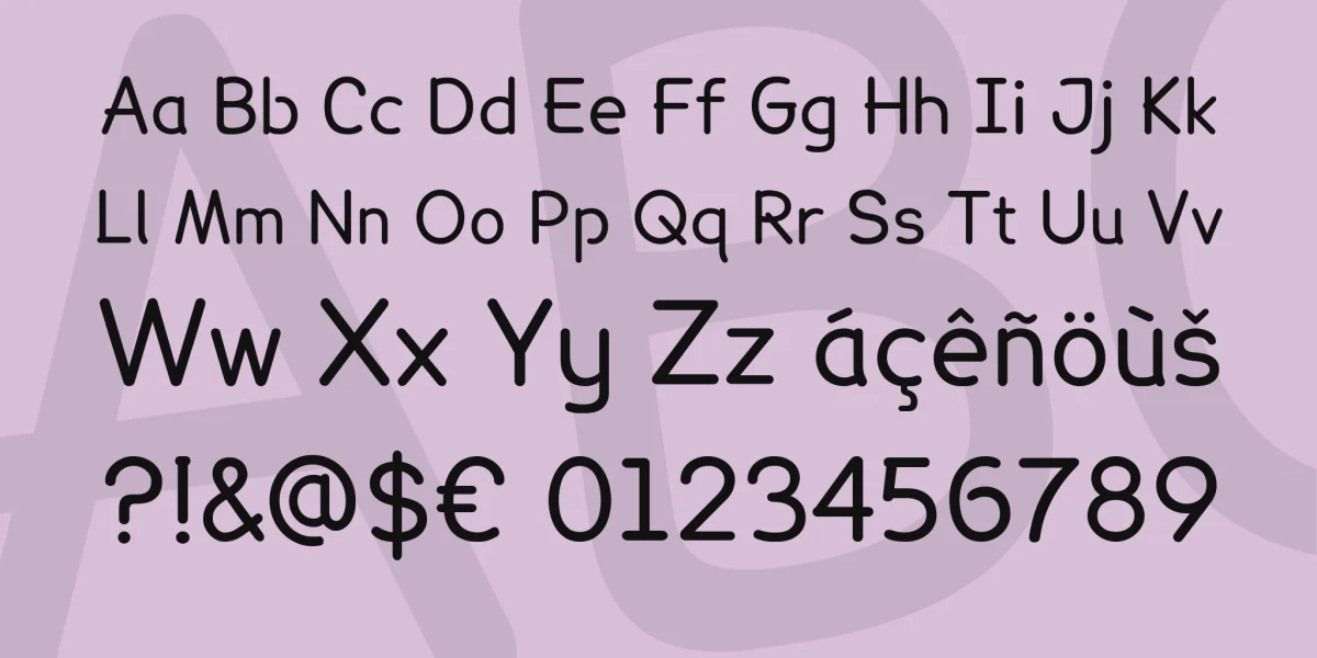 Lexie Readable Font Family preview 4