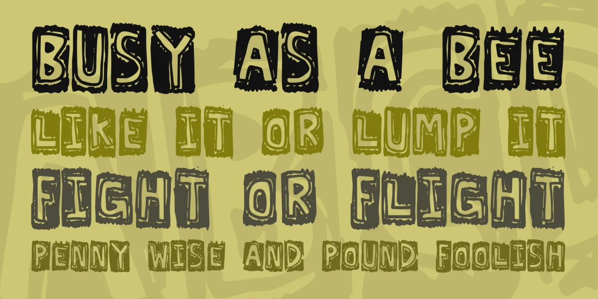 Lexographer Font preview 2