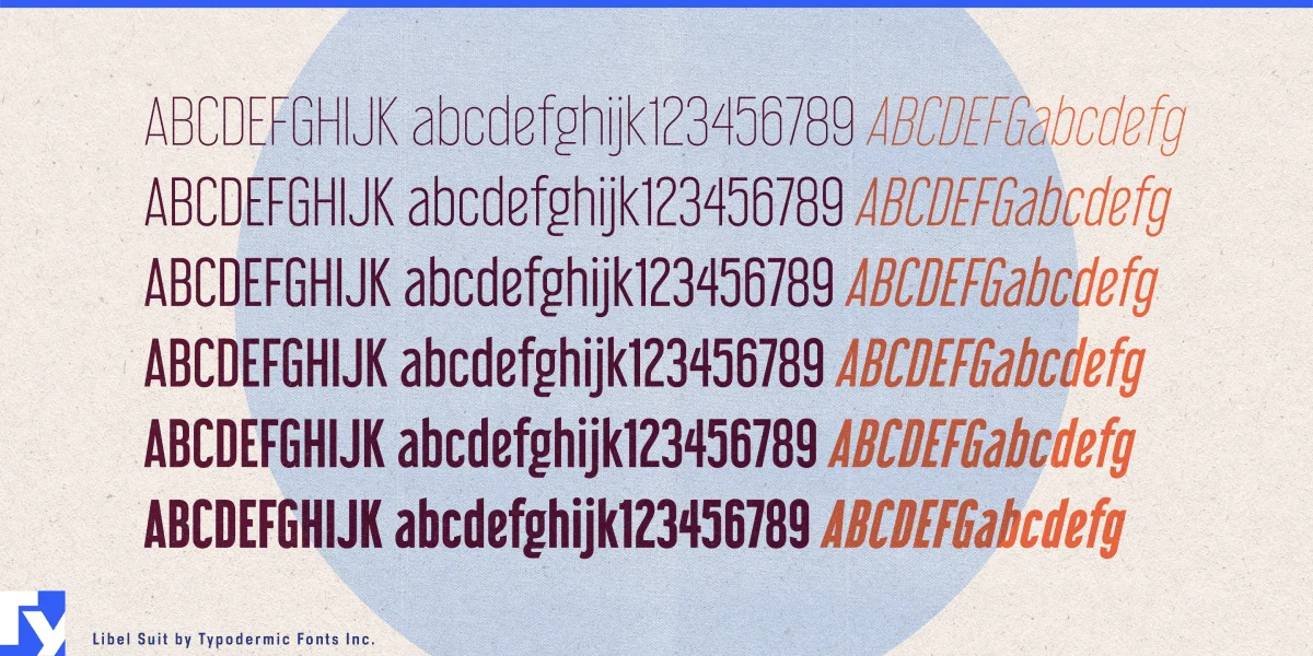 Libel Suit Font preview 2