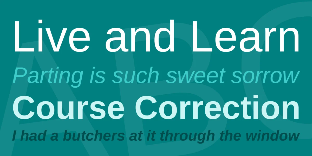Liberation Sans Font Family preview 2