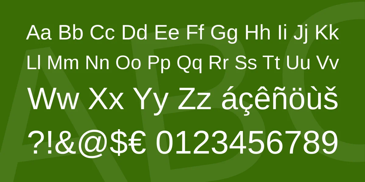 Liberation Sans Font Family preview 4