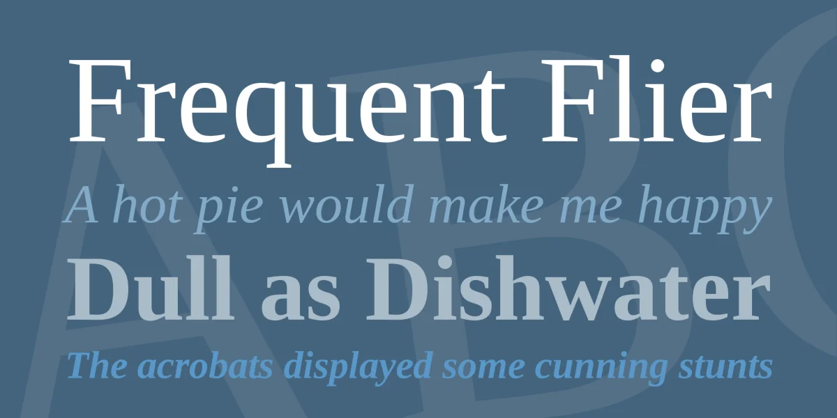 Liberation Serif Font Family preview 2