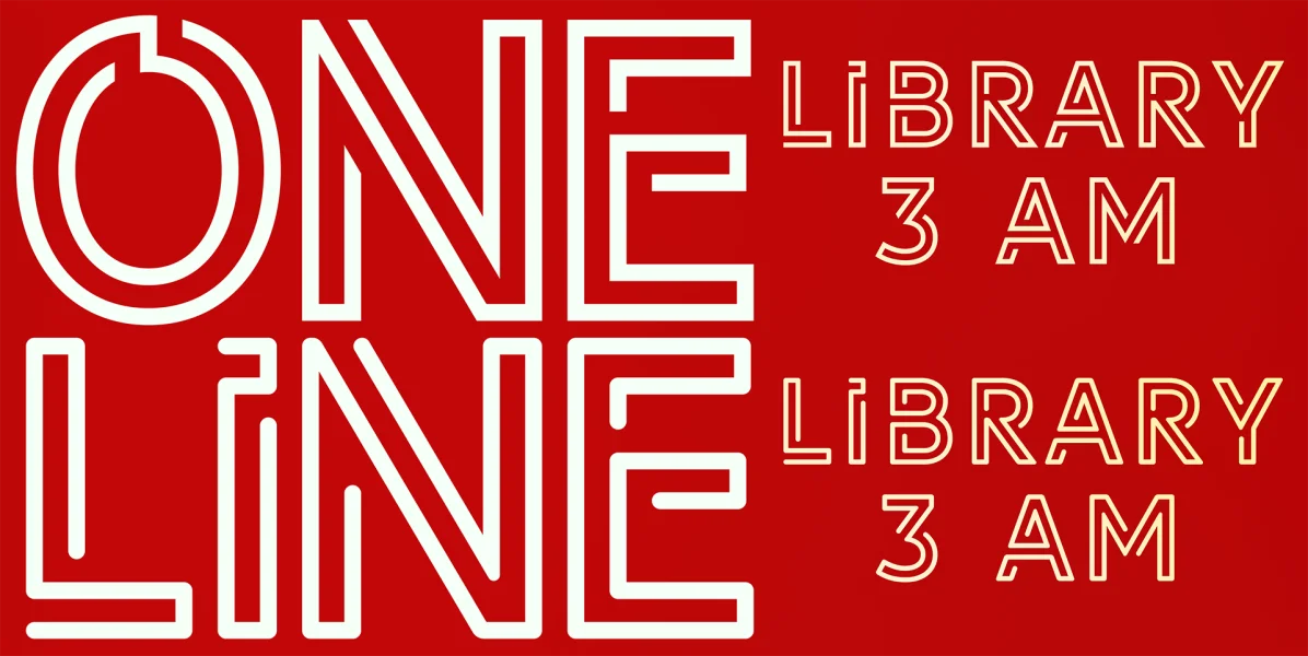 LIBRARY 3 AM Font Family
