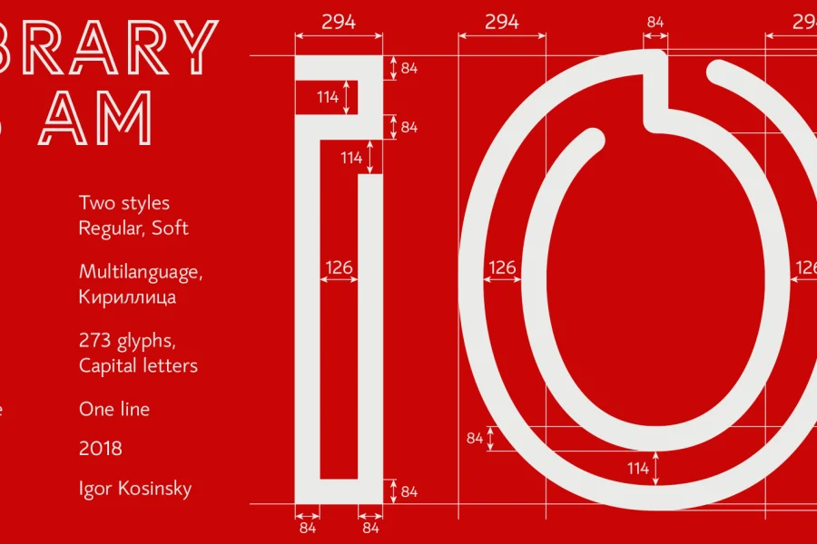 LIBRARY 3 AM Font Family preview 6