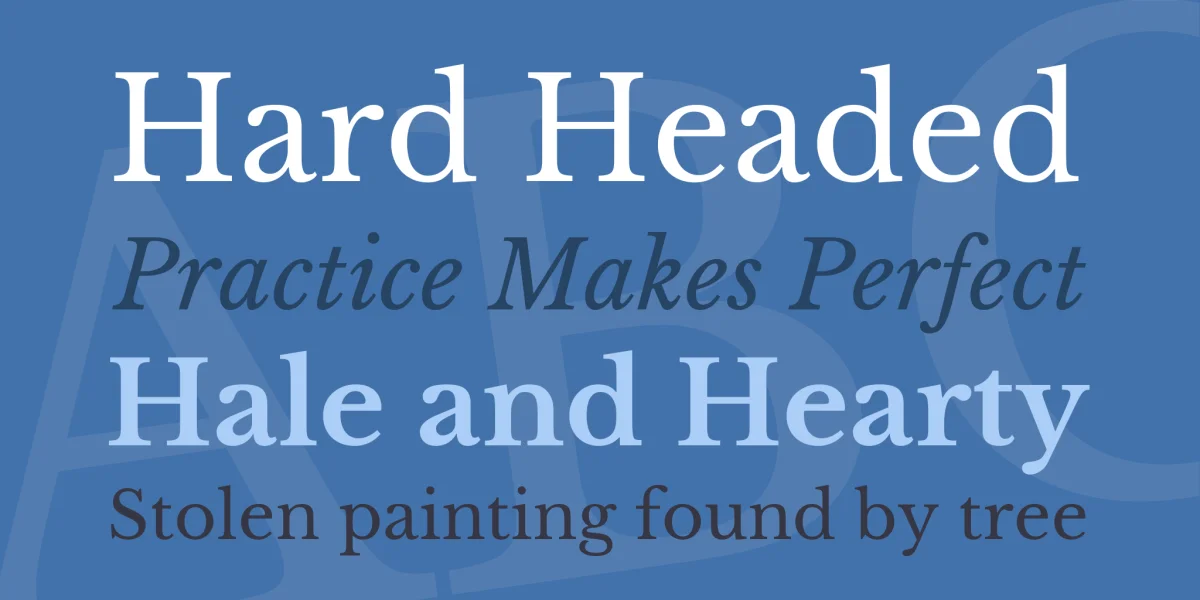 Libre Baskerville Font Family preview 2