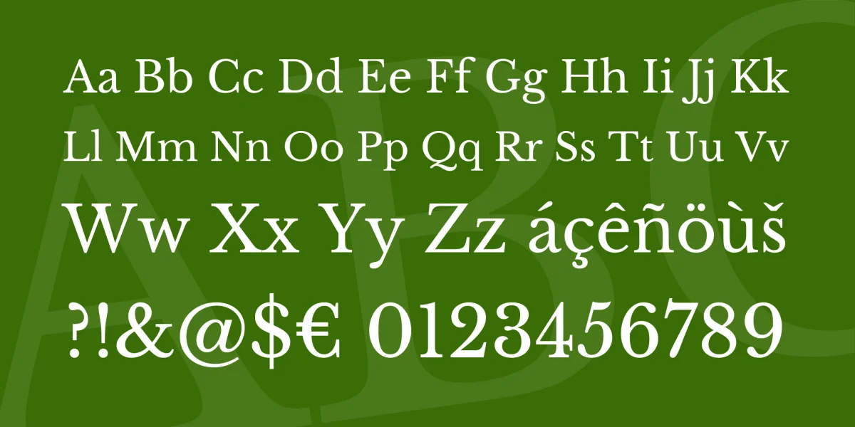 Libre Baskerville Font Family preview 4