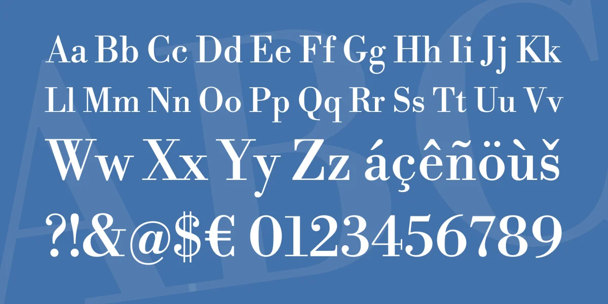 Libre Bodoni Font Family preview 4
