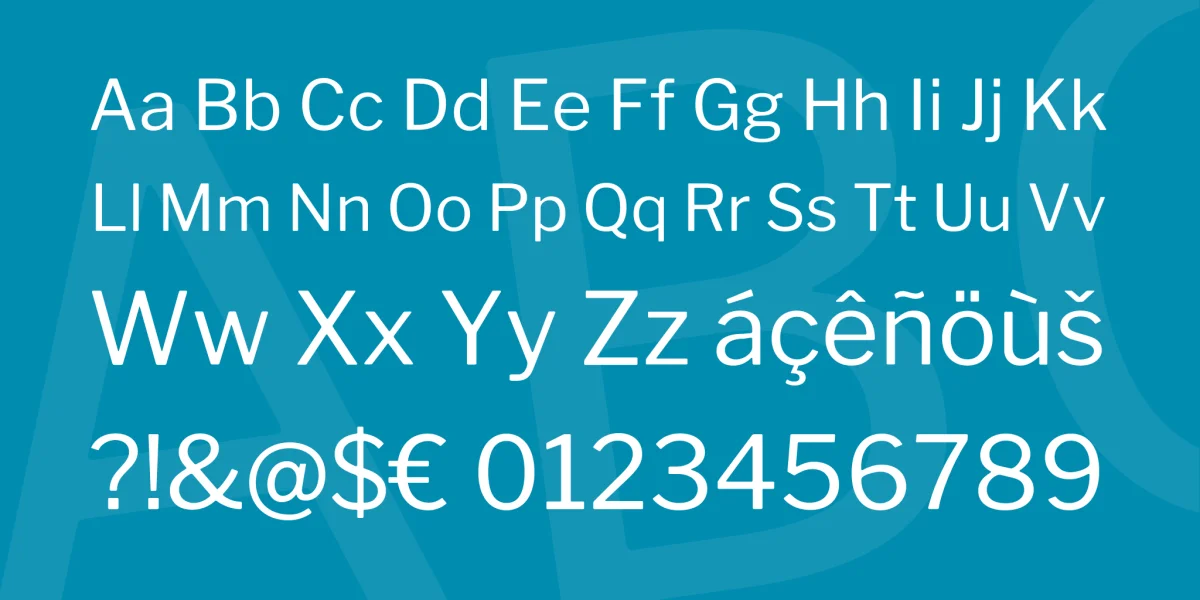 Libre Franklin Font Family preview 4