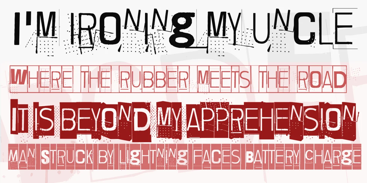 Lievidence Font Family preview 2