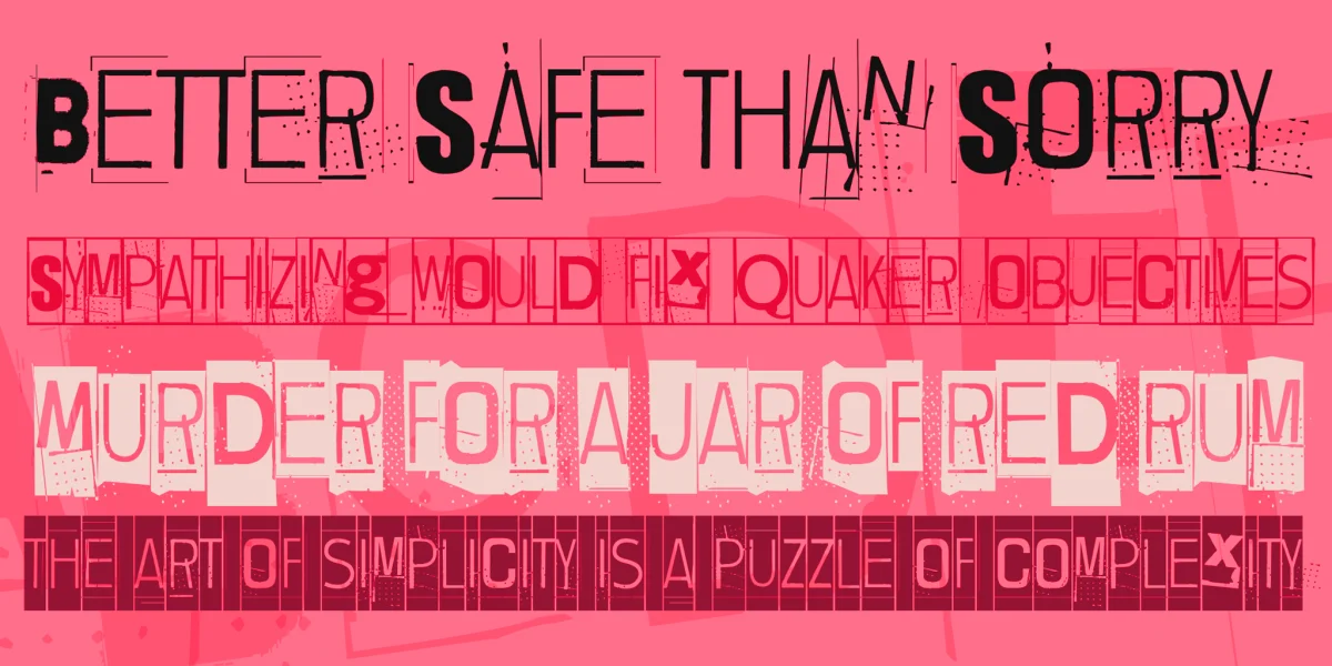 Lievidence Font Family preview 5
